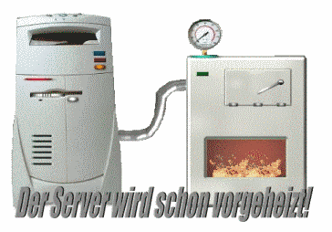 Server wird vorgeheizt